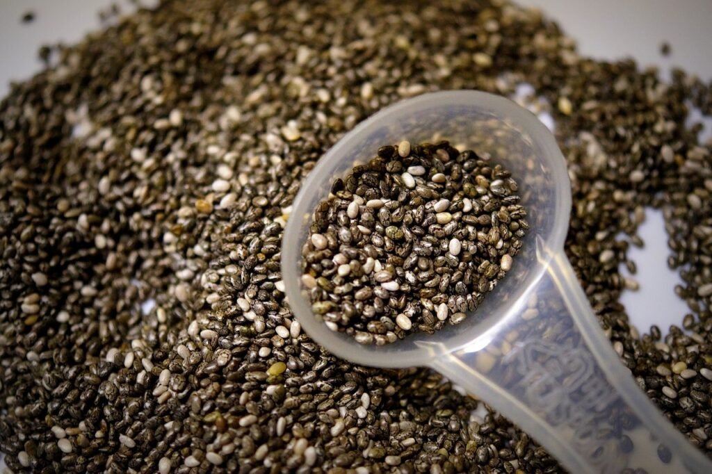 Chia seeds works effectively to grow out of your healthy hair. It among best foods to add thickness to hair