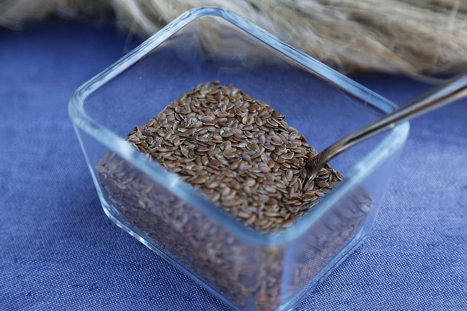 Flax seeds benefits hair growth and thicker hair.